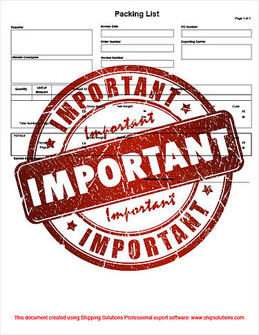 10 Reasons Why a Shipping Packing List Is an Import Export Document | Shipping Solutions 10 Reasons Why a Shipping Packing List Is an Import Export Document | Shipping Solutions