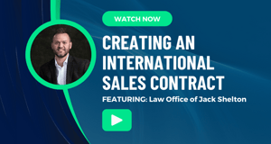 International Sales: Creating an International Sales Contract