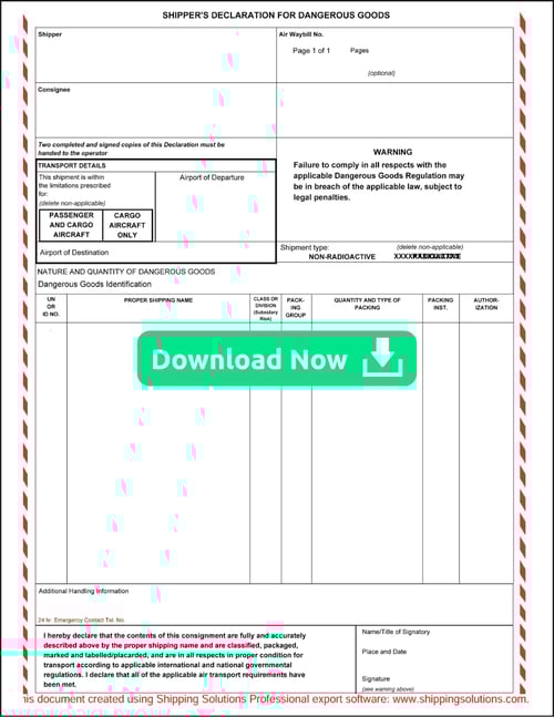 Dangerous Goods IATA | Download Now