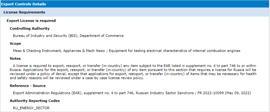 Russian Sanctions - Screen 3