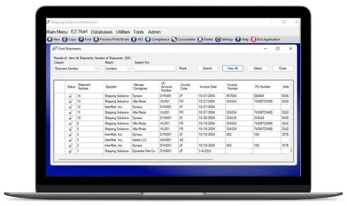Save All Your Shipment Records and Generate Reports