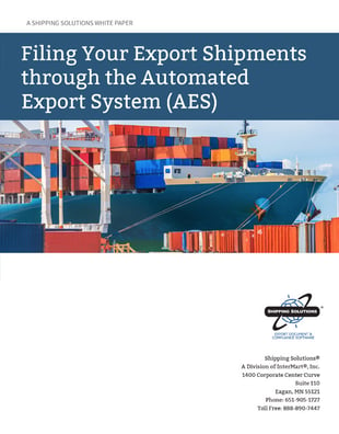 Filing Your Export Shipments Through AES