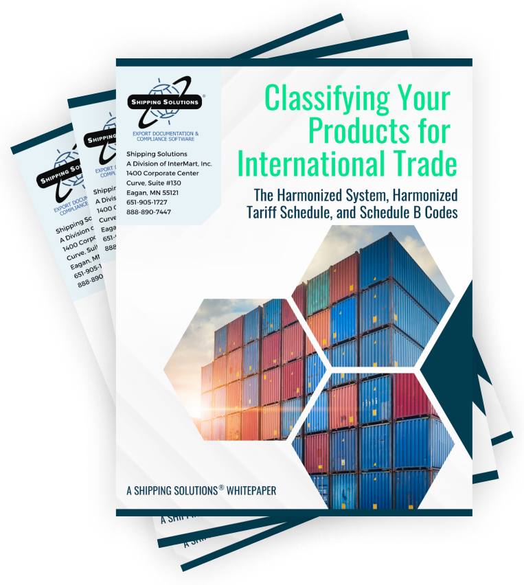 SS CTA - Classifying Your Products for International Trade