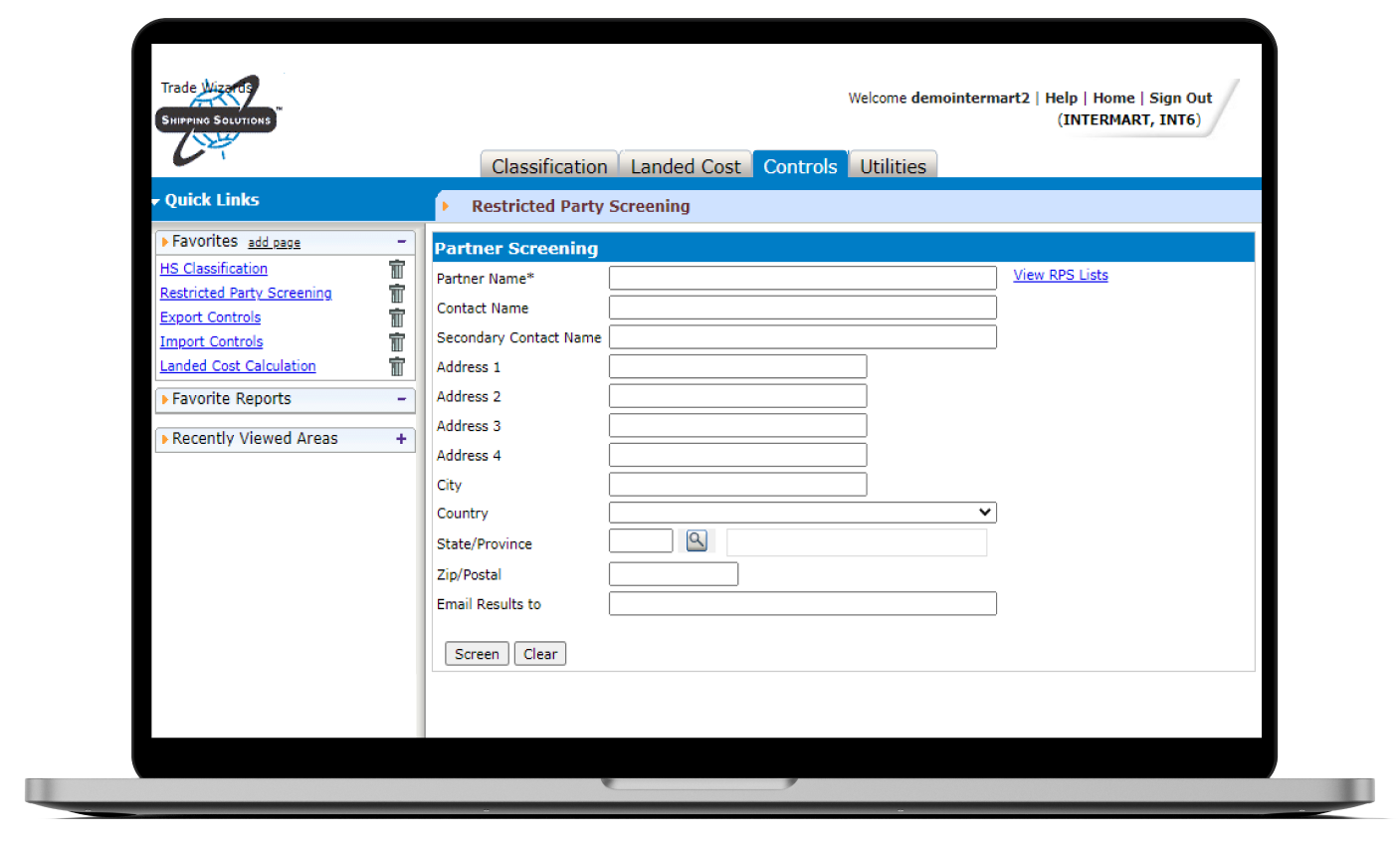 SS CTA - Trade Compliance Wizards Demo