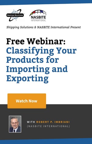 Webinar - Watch Now - Classifying Your Products for Importing and Exporting - Shipping Solutions