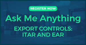 Ask Me Anything Export Controls