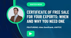 Certificate of Free Sale for Your Exports