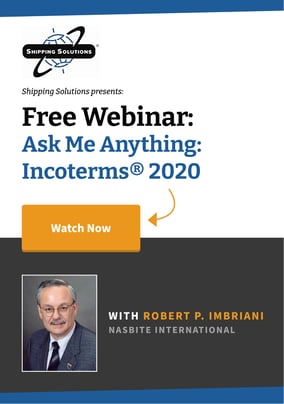 Ask Me Anything: Incoterms® 2020 - Shipping Solutions