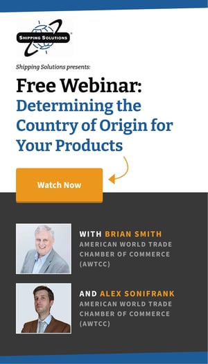 Determining the Country of Origin for Your Products - Shipping Solutions