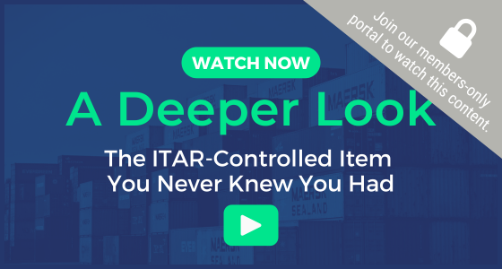 A Deeper Look: The ITAR-Controlled Item You Never Knew You Had [Video]