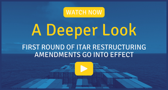 Deeper Look ITAR Updates