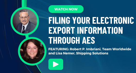 Filing Your Electronic Export Information through AESDirect | Shipping Solutions