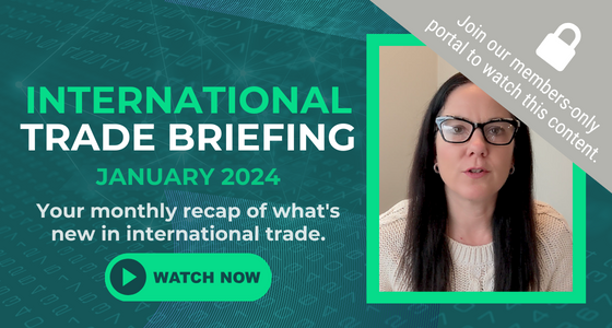 International Trade Briefing: January 2024 [Video]