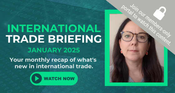 International Trade Briefing: January 2025 [Video]