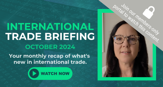 International Trade Briefing: October 2024 [Video]