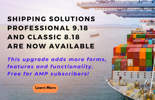 Shipping Solutions Version 9.18/8.18 Now Available