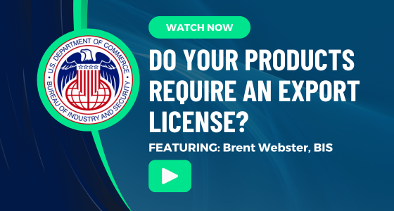 Do Your Products Require an Export License