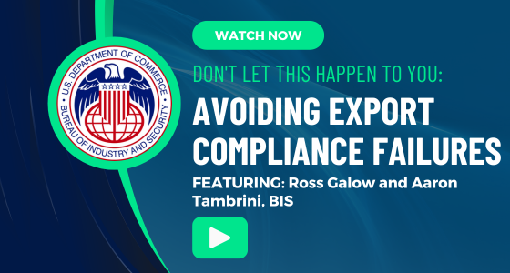 Dont Let This Happen to You - Avoiding Export Compliance Failures