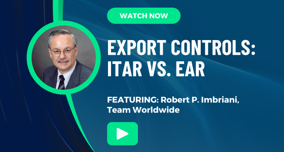 Export Controls - ITAR vs. EAR
