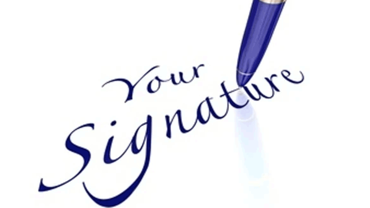 Create a Great Signature for Your Export Documents